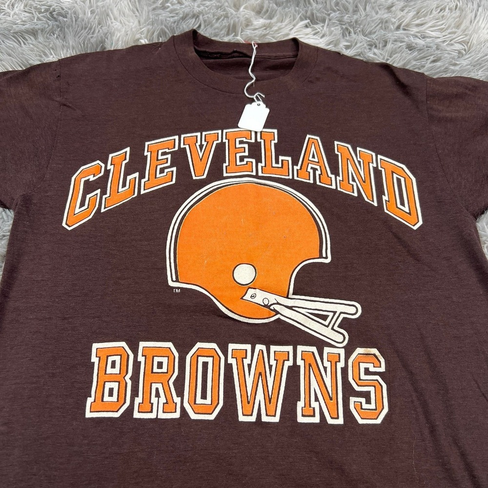 Vintage 1980s Cleveland Browns T-Shirt - Picture 2 of 5